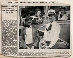 The renowned American journalist/writer, Ernest He The renowned American journalist/writer, Ernest Hemmingway was a guest in the 1940s with his spouse Martha Gellhorn, when the two reached Asia to repo